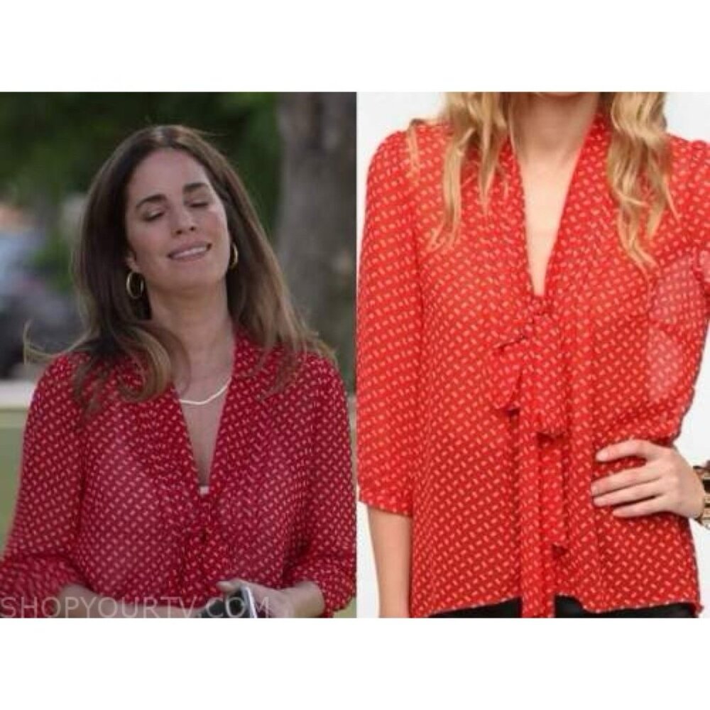 Pins and Needles Tie Neck Blouse S Sheer Chiffon Pintuck Parisian Chic Romantic - Picture 2 of 13